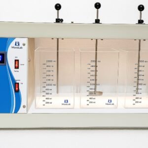 Agitador Jar Test Analogico Ensaio de Floculação sem Timer de 0 a 300 RPM 3 ou 6 Provas de 1L Mod. AJT-03A12 – BIVOLT