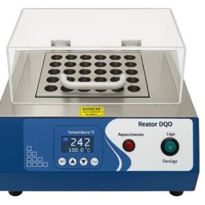 Termoreator para DQO Digital com 3 ou 5 Temperaturas Programaveis Tampa em Inox  Até 170°C – Mod. BDT-TCD-2516F – 220Vac