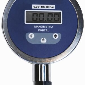MANOMETRO DIGITAL E VACUOMETRO DIAM. 100mm FAIXA -1 A 1000BAR – MOD. MDY-100